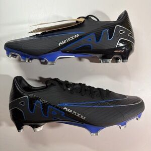 Nike Zoom Black with Blue Accents Cleats